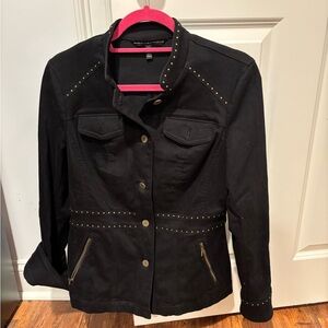 WHBM studded jacket in black